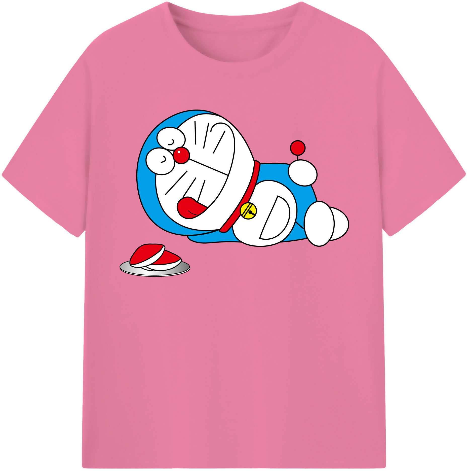 （画像用） ドラえもん Doraemon 綿100％半袖Tシャツ（フロントプリント）